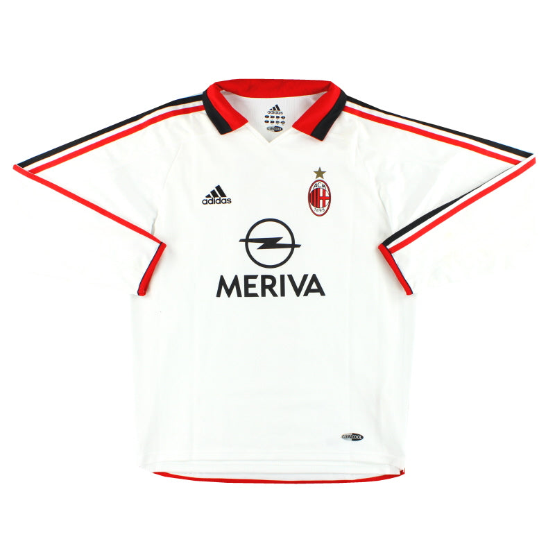 2003-04 AC Milan adidas Player Issue Away Shirt #4 L/S *As New* M