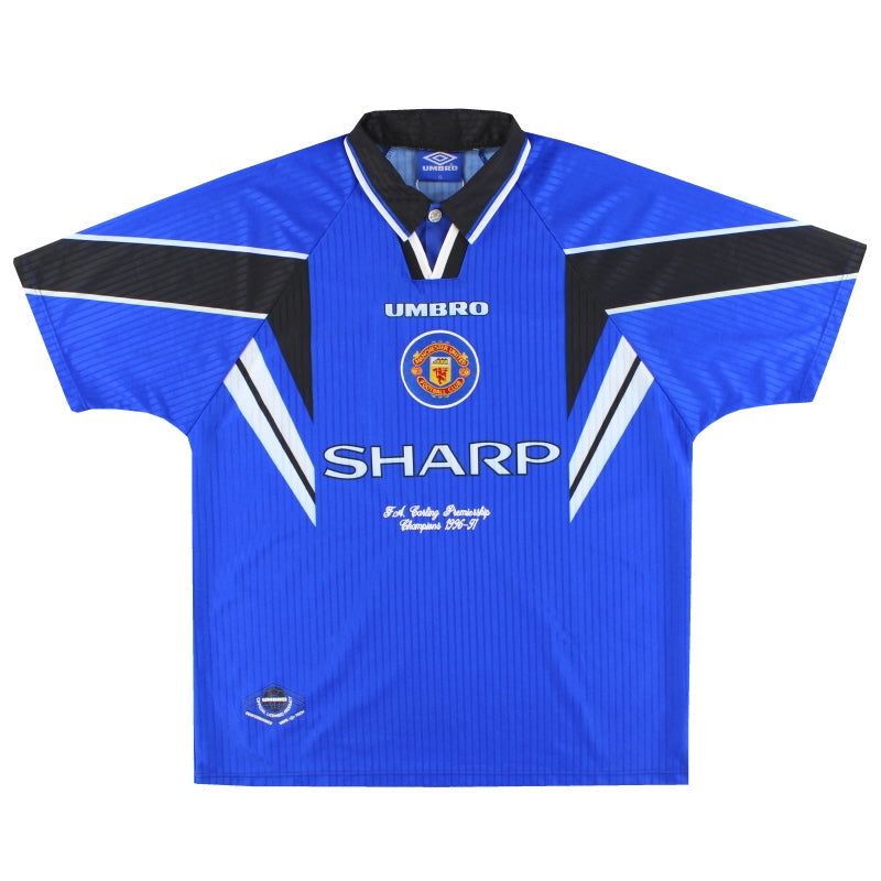 1996-97 Manchester United Umbro 'Champions' Third Shirt XL