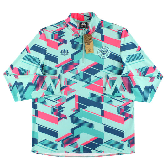 2023-24 Brentford Umbro Mid Layer 1/4 Zip Top *w/tags*