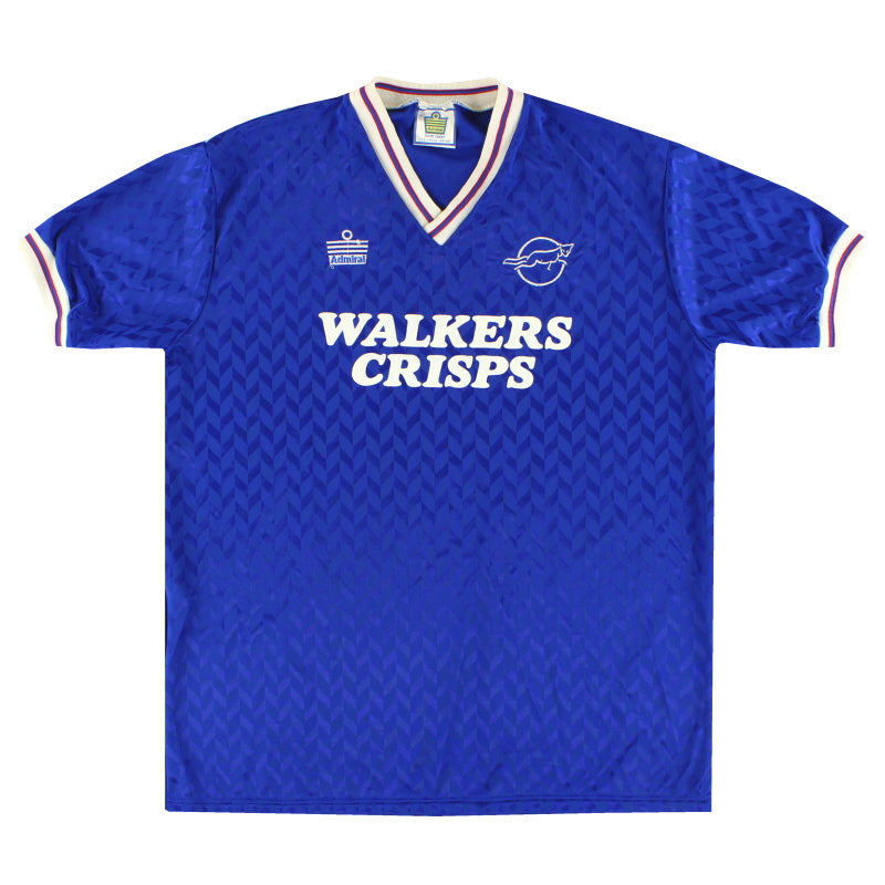 1987-88 Leicester City Admiral Home Shirt *Mint* L/XL