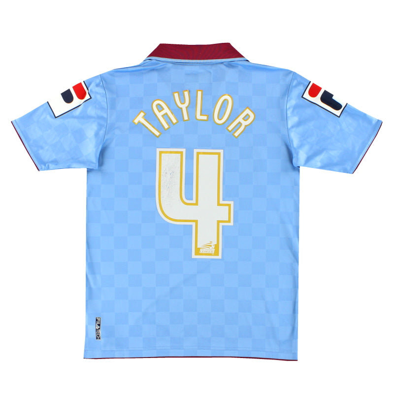 2013-15 Tranmere Rovers Fila Away Shirt Taylor #4 L.Boys