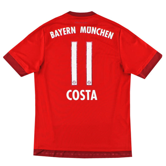 2015-16 Bayern Munich adidas Home Shirt Costa #11 M