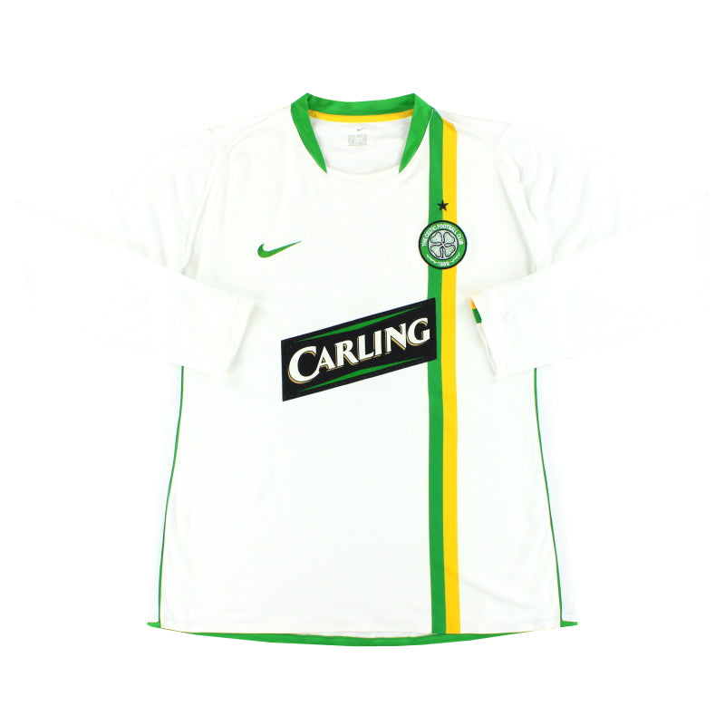 2006-08 Celtic Nike Player Issue European Shirt L/S XL