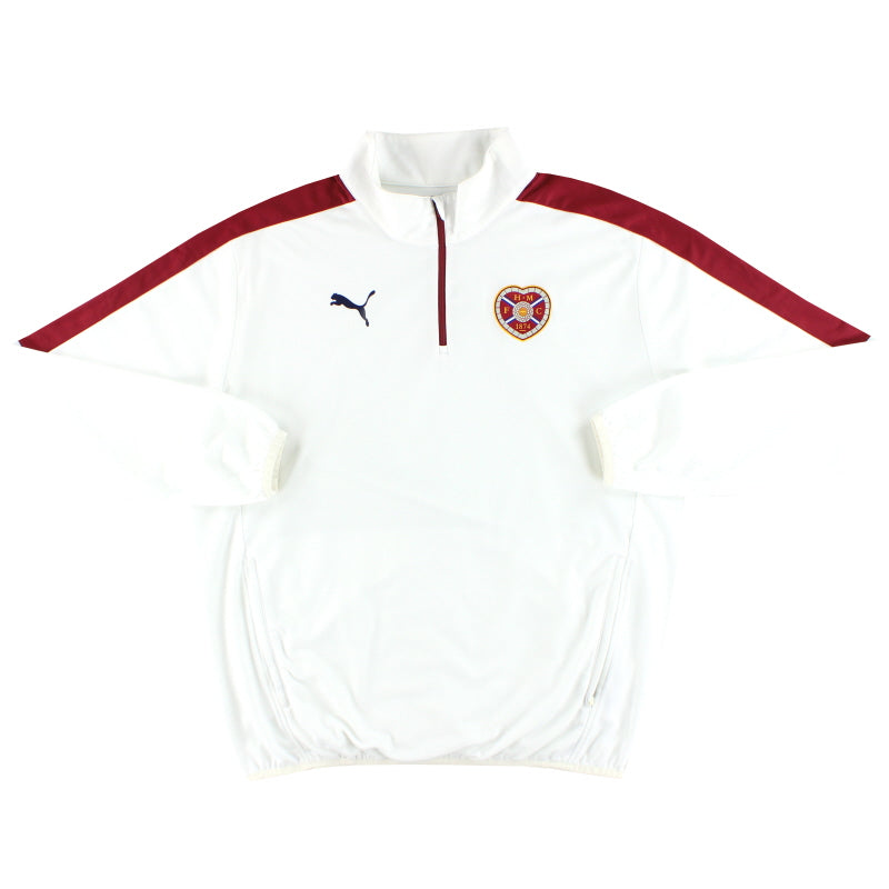 2015-16 Hearts Puma 1/4 Zip Track Top XXL