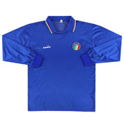 1986-90 Italy Diadora Home Shirt L/S XL