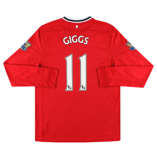 2011-12 Manchester United Nike Home Shirt Giggs #11 L/S