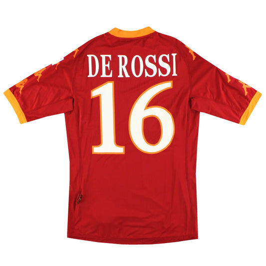 2010-11 Roma Kappa Player Issue Home Shirt De Rossi #16 *w/tags* M