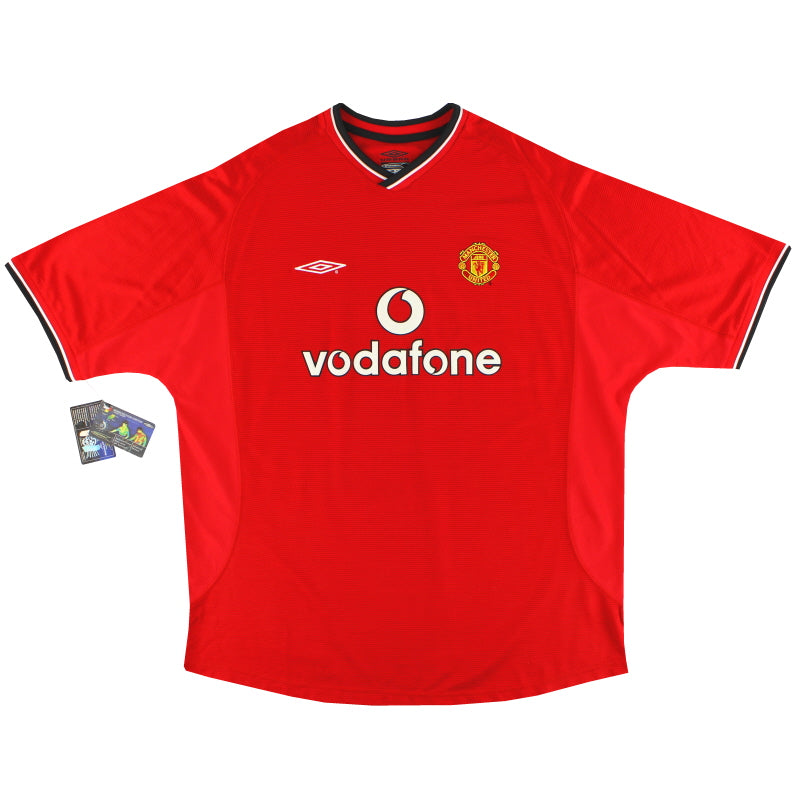 2000-02 Manchester United Umbro Home Shirt *w/tags* XXL