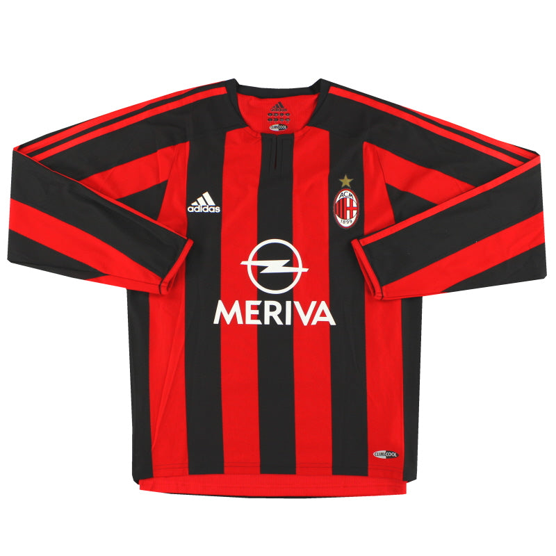 2003-04 AC Milan adidas Player Issue Home Shirt #7 L/S *Mint*