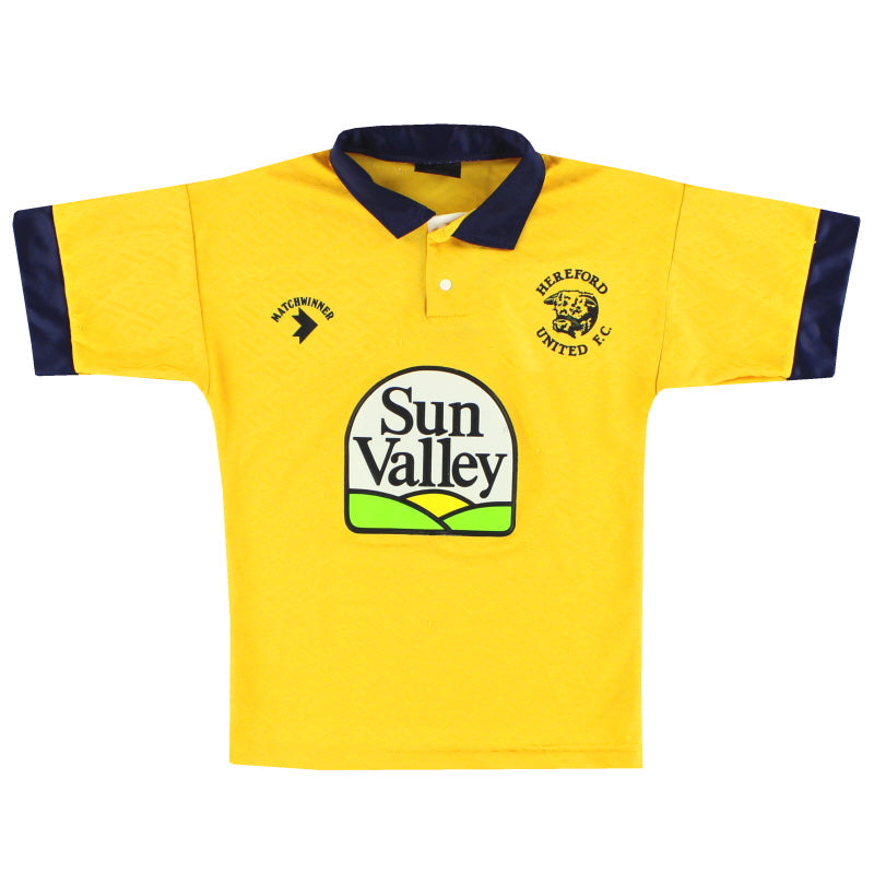 1991-93 Hereford Away Shirt Y