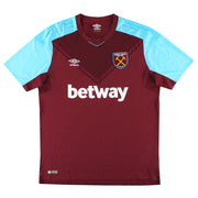 2017-18 West Ham Umbro Home Shirt *As New* XXL