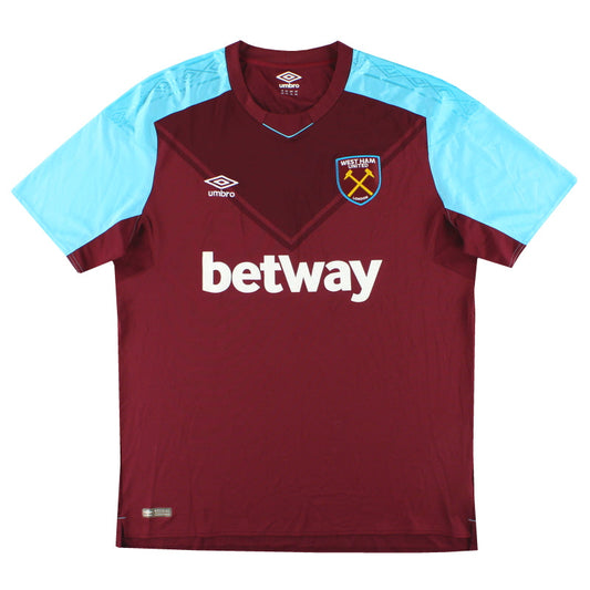 2017-18 West Ham Umbro Home Shirt XXXXL