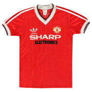 1982-83 Manchester United adidas Home Shirt L.Boys