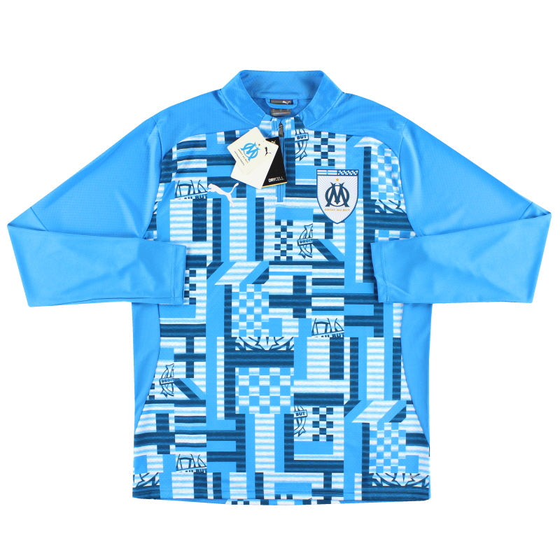 2024-25 Marseille Puma Pre-Match 1/4 Zip Training Top *BNIB* L