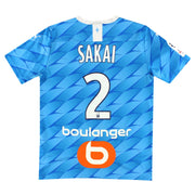 2019-20 Olympique Marseille Puma Player Issue Away Shirt Sakai #2 S