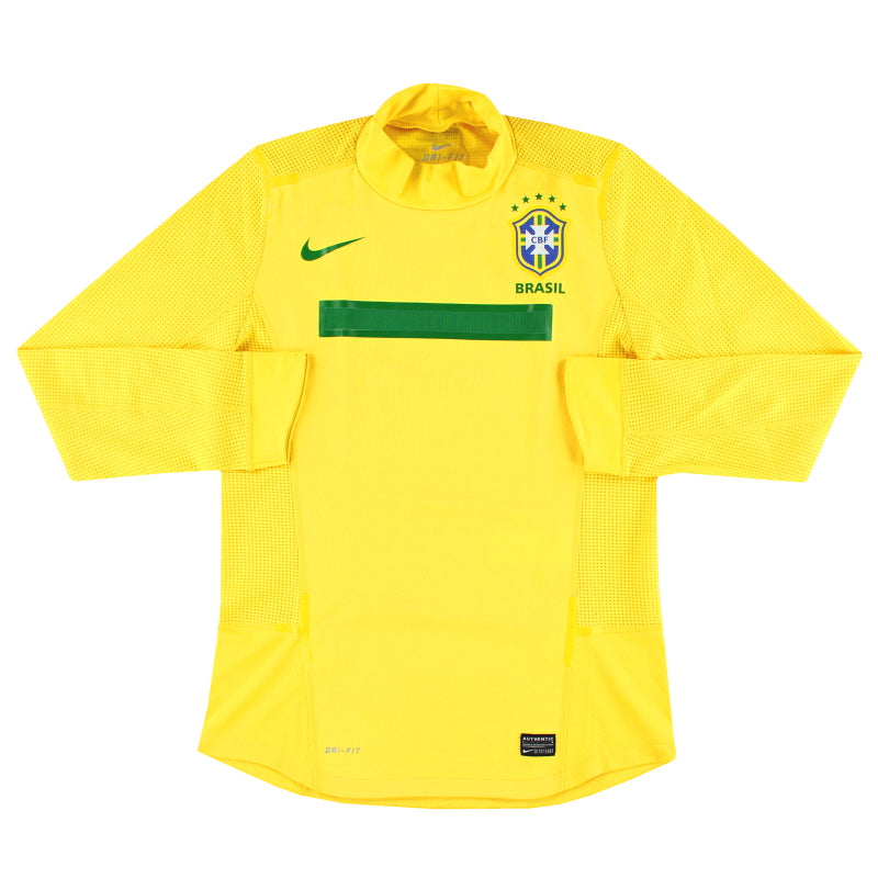 2011 Brazil Nike Player Issue Home Shirt L/S *As New* L