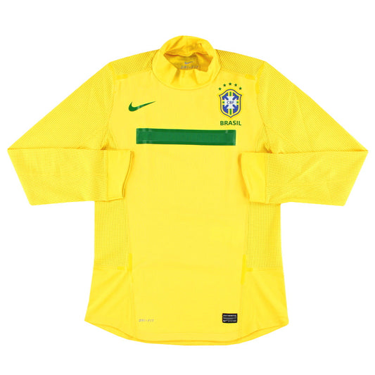 2011 Brazil Nike Player Issue Home Shirt L/S *As New*