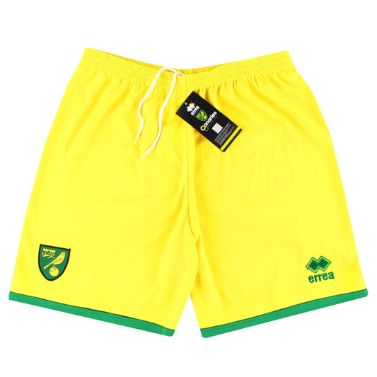 2015-16 Norwich City Errea Home Shorts *w/tags* XXL