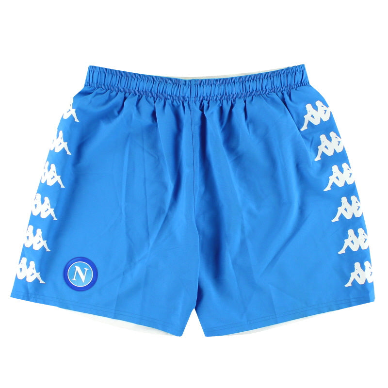 2018-19 Napoli Kappa Kombat Alternative Home Shorts *As New* XL