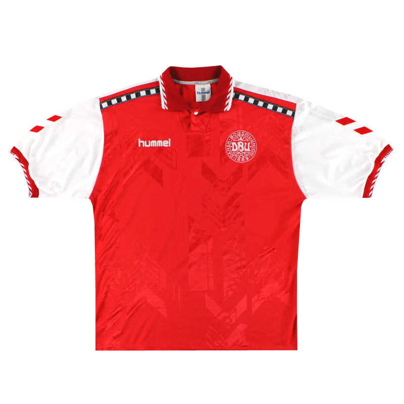 1996-98 Denmark Hummel Home Shirt XL