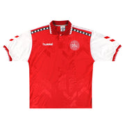 1996-98 Denmark Hummel Home Shirt XL