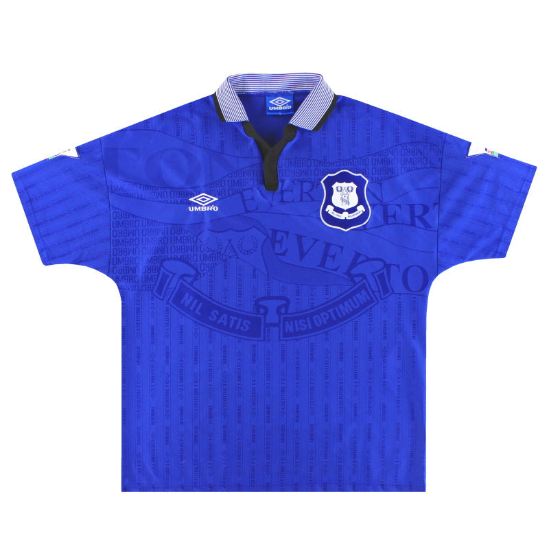 1995-97 Everton Umbro Home Shirt L
