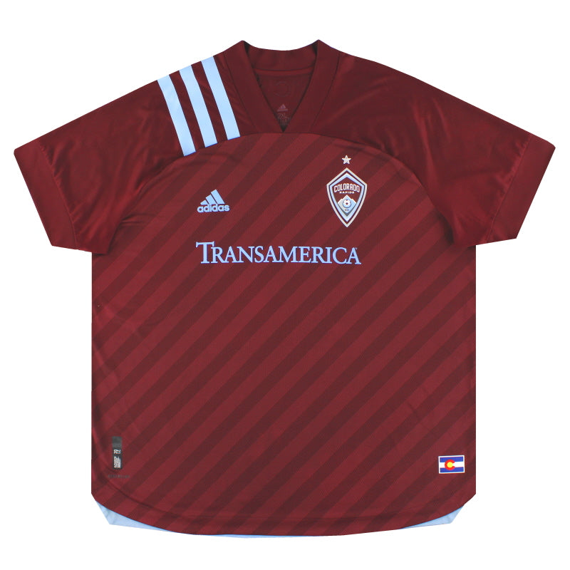 2020-21 Colorado Rapids adidas Authentic Home Shirt XXL
