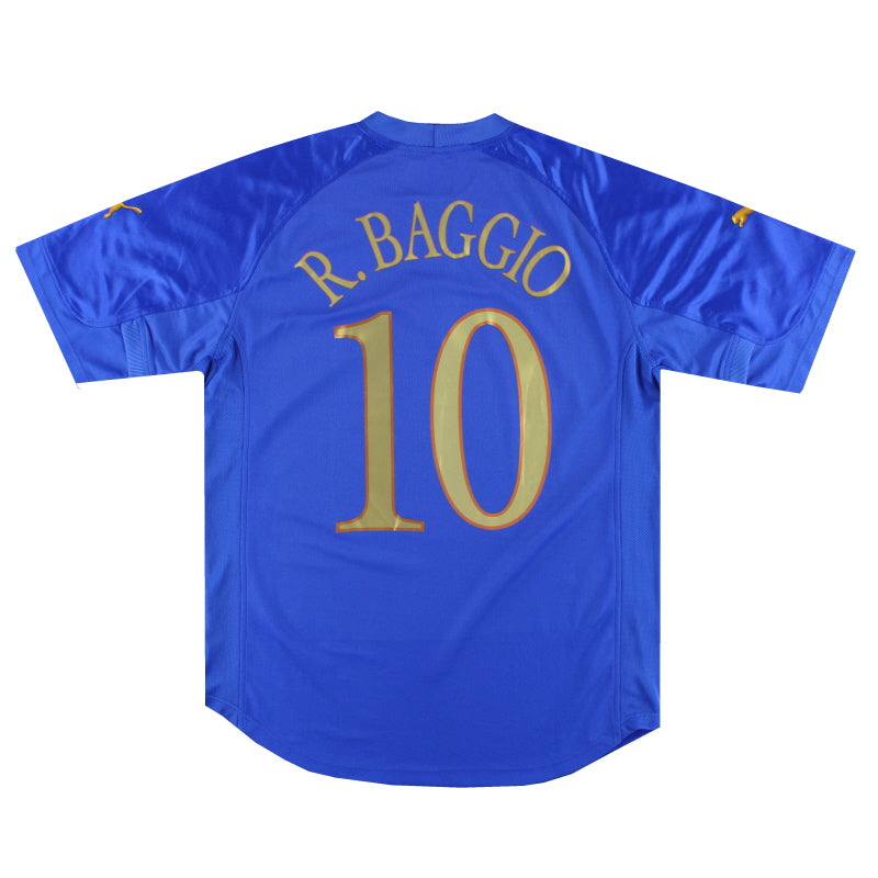 2004-06 Italy Puma Home Shirt R.Baggio #10 *w/tags* L