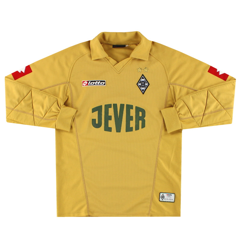 2004-05 Borussia Monchengladbach Lotto 'Signed' Goalkeeper Shirt S