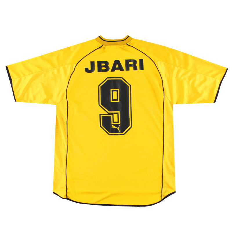 2001-02 Aris Thessaloniki Puma Home Shirt Jbari #9 XL