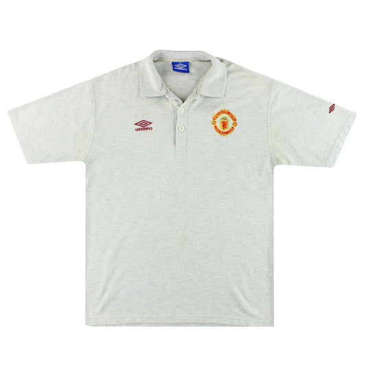1996-97 Manchester United Umbro Polo Shirt XL