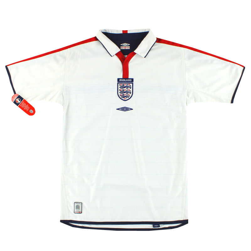 2003-05 England Umbro Home Shirt *w/tags* S