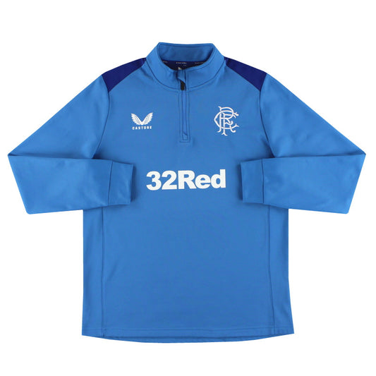 2023-24 Rangers Castore 1/4 Zip Training Fleece M