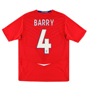 2008-10 England Umbro Away Shirt Barry #4 L