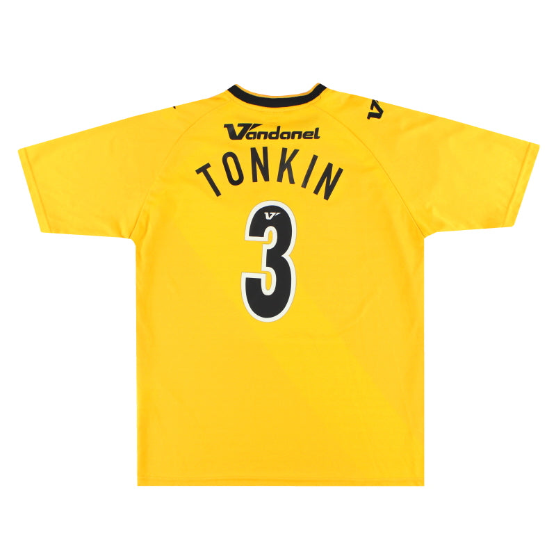 2009-10 Cambridge United Vandanel Home Shirt Tonkin #3 L