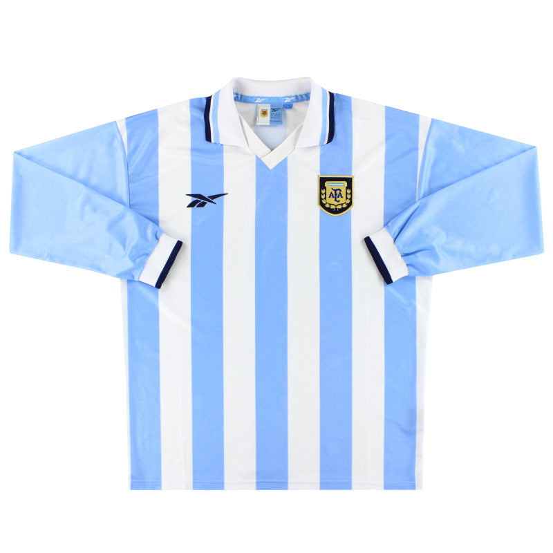1999-00 Argentina Reebok Home Shirt L/S