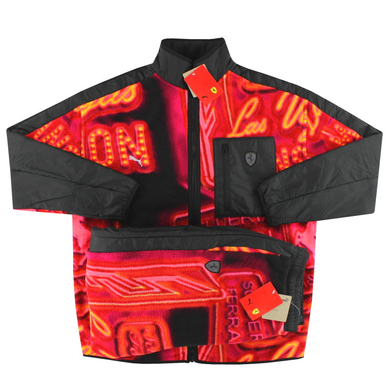 Puma Scuderia Ferrari Race Neon Energy Fleece Jacket Men *w/tags* M