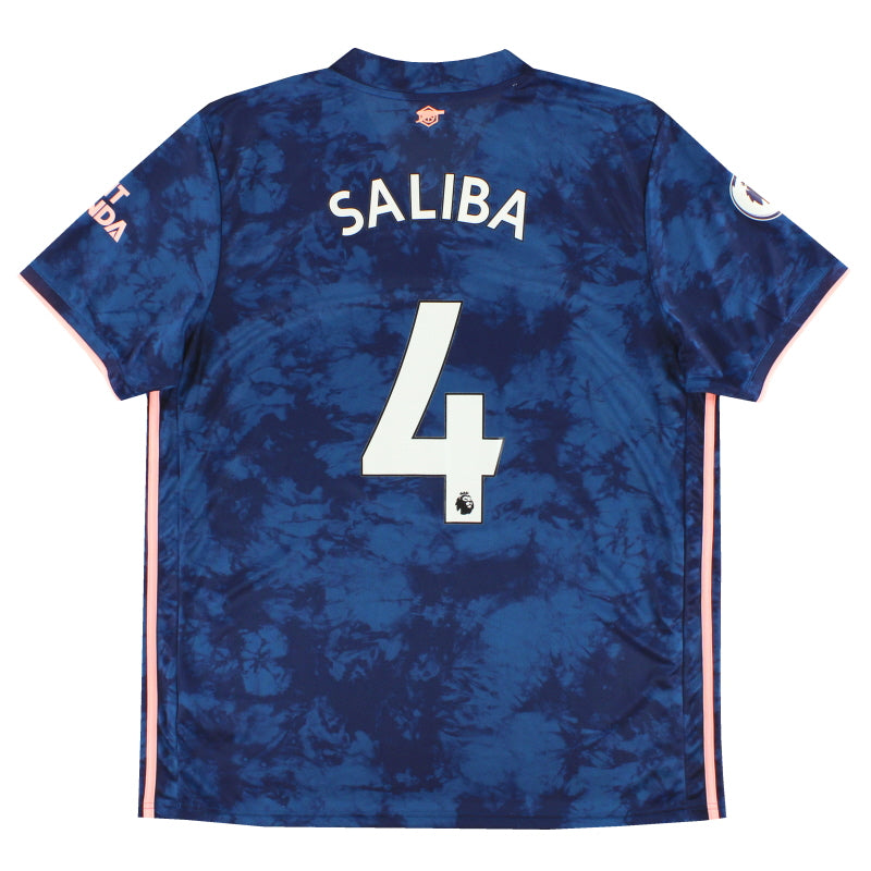 2020-21 Arsenal adidas Third Shirt Saliba #4 XL