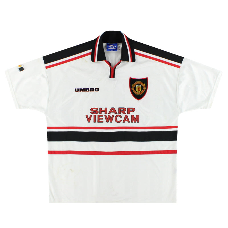 1997-99 Manchester United Umbro Away Shirt XL