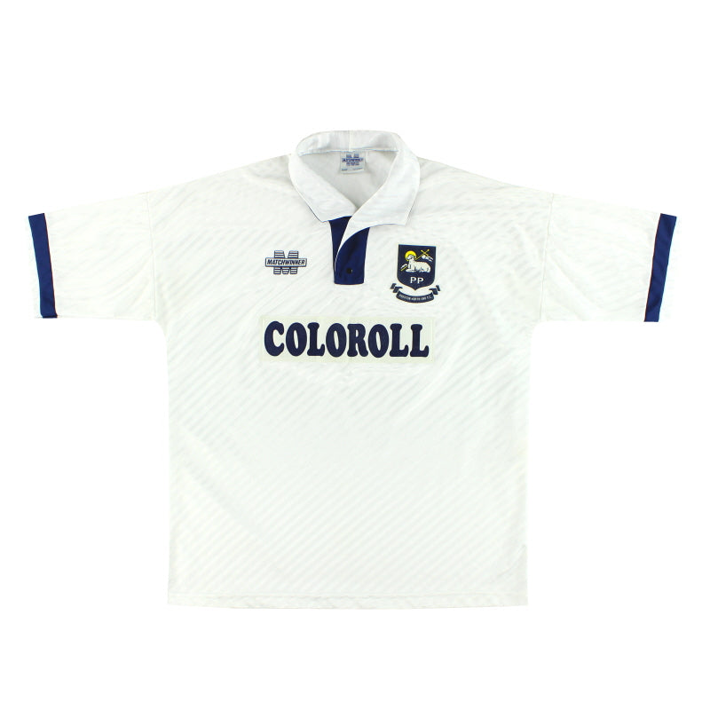 1993-94 Preston Matchwinner Home Shirt XL