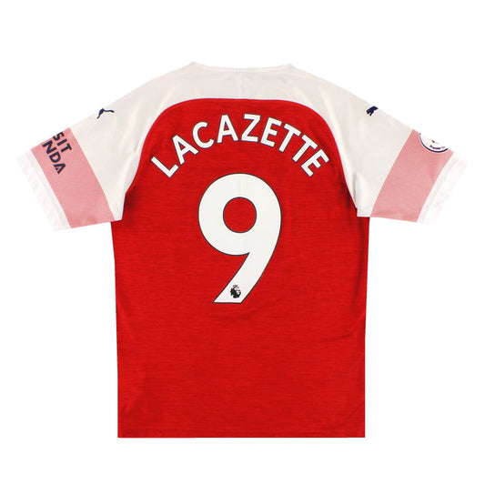 2018-19 Arsenal Puma Home Shirt Lacazette #9 S