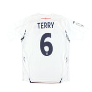2007-09 England v Brazil Umbro Home Shirt Terry #6 L
