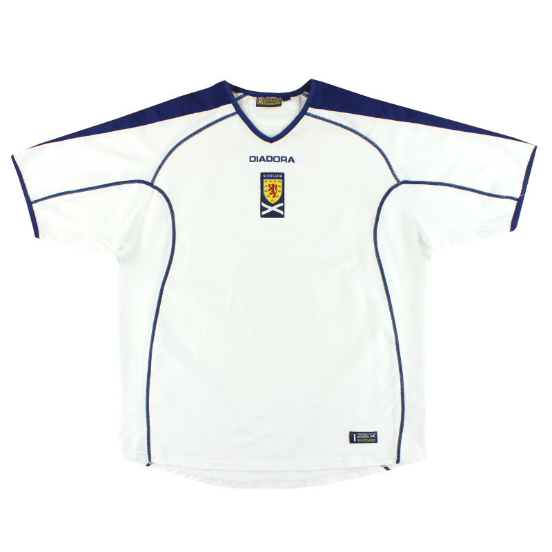 2003-05 Scotland Diadora Away Shirt M
