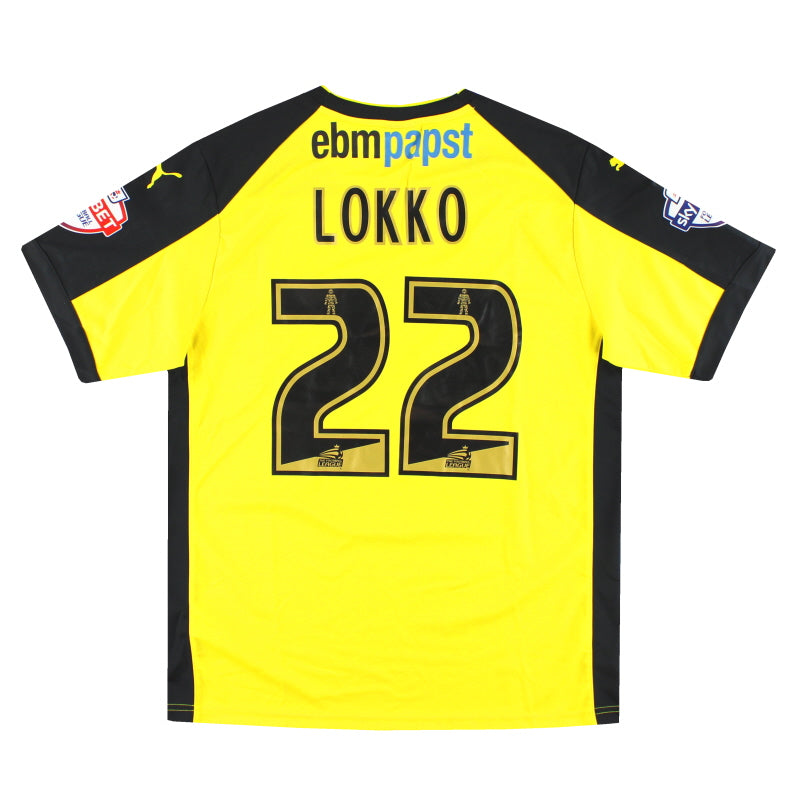 2014-15 Colchester United Puma Match Issue Away Shirt Lokko #22 L