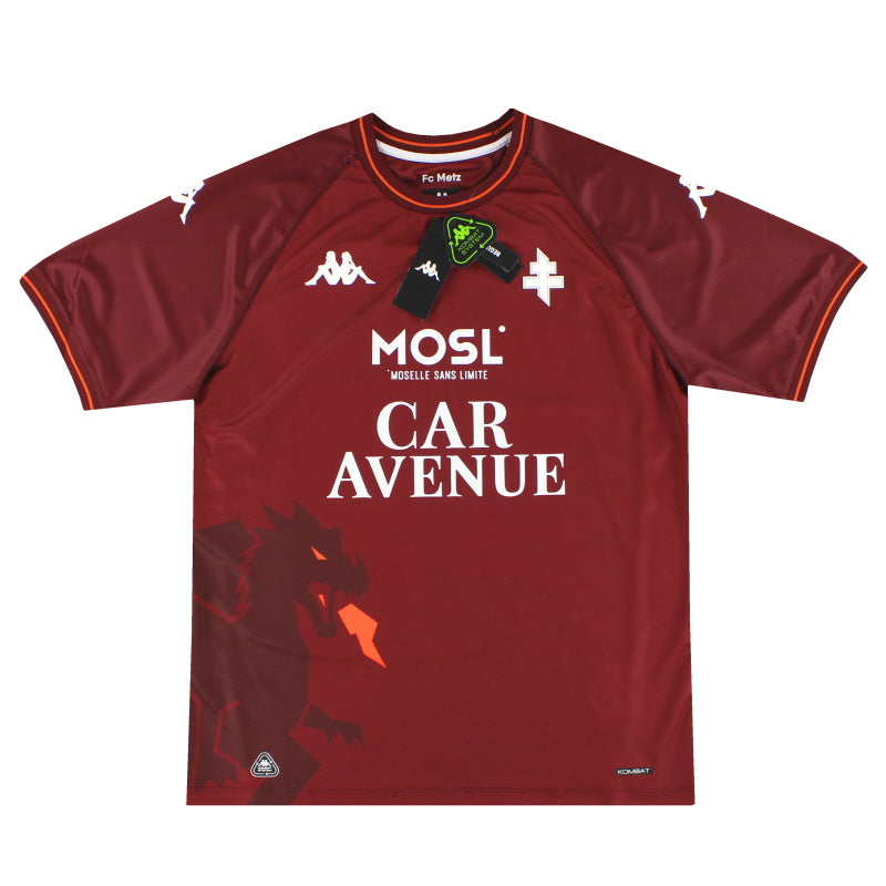 2025-26 FC Metz Kappa Kombat Home Shirt *BNIB* M