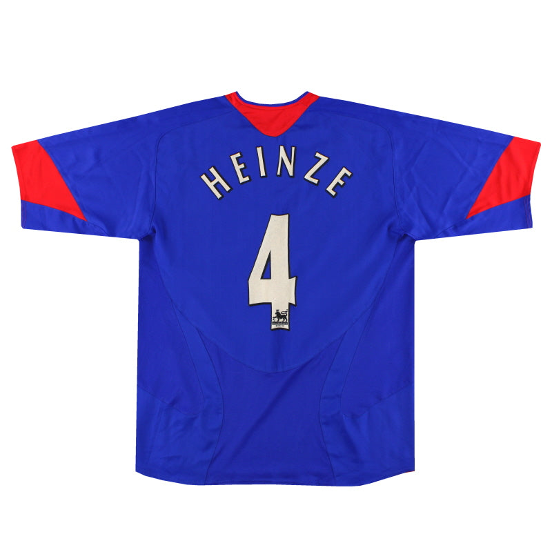 2005-06 Manchester United Nike Away Shirt Heinze #4 *Mint* L