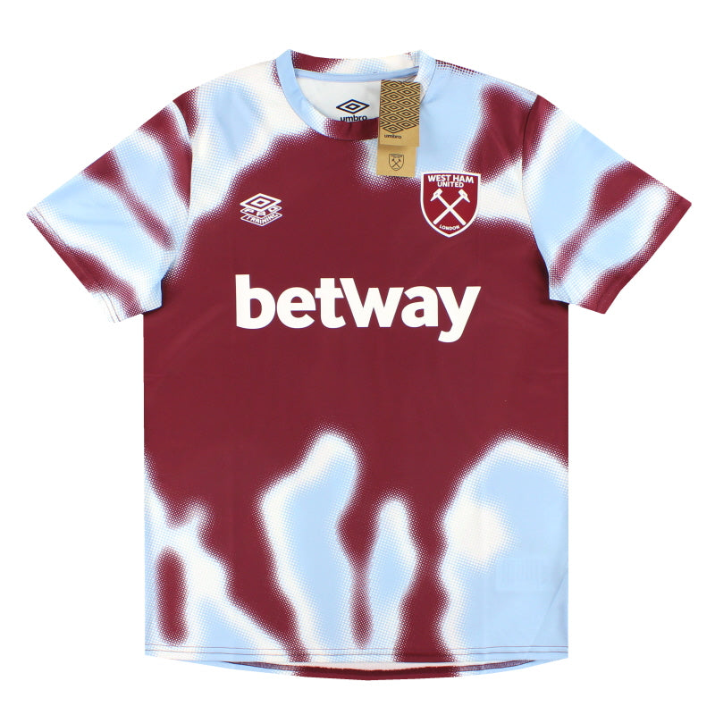 2024-25 West Ham Umbro Warm-Up Shirt *BNIB* M