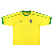 1998-00 Brazil Nike Home Shirt L