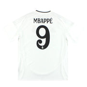 2024-25 Real Madrid adidas Home Shirt Mbappe #9 *w/tags* XL