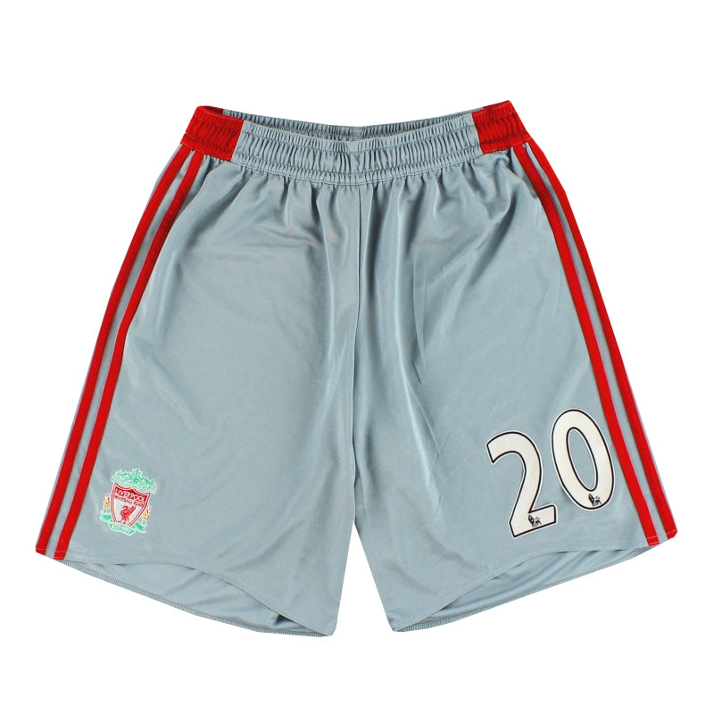 2008-10 Liverpool adidas Away Shorts #20 M